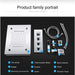 Cascada Showers 14"x20" Recessed Rainfall/Waterfall LED Shower System - Detail View 2