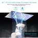 Cascada Showers 14"x20" LED Shower System With 3-Way Thermostatic Valve (4 knobs) - Product Image 11