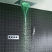 Cascada Showers 14"x20" LED Shower System With 3-Way Thermostatic Valve (4 knobs) - Main Product Image