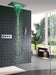 Cascada Showers 14"x20" LED Shower System With 3-Way Thermostatic Valve (4 knobs) - Product Image 12