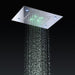 Cascada Showers 14"x20" LED Shower System With 3-Way Thermostatic Valve (4 knobs) - Product Image 14