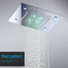 Cascada Showers 14"x20" LED Shower System With 3-Way Thermostatic Valve (4 knobs) - Product Image 13