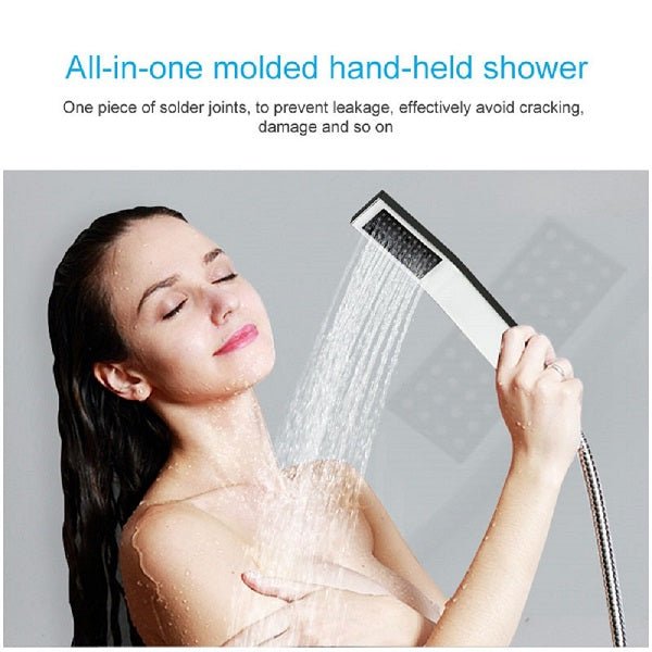 Cascada Showers 14"x20" LED Shower System With 3-Way Thermostatic Valve (4 knobs) - Detail View 2