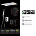 Cascada Showers 14"x20" White LED Shower Set with Dual Thermostatic Valve - Product Image 9