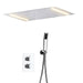 Cascada Showers 14"x20" White LED Shower Set with Dual Thermostatic Valve - Product Image 13
