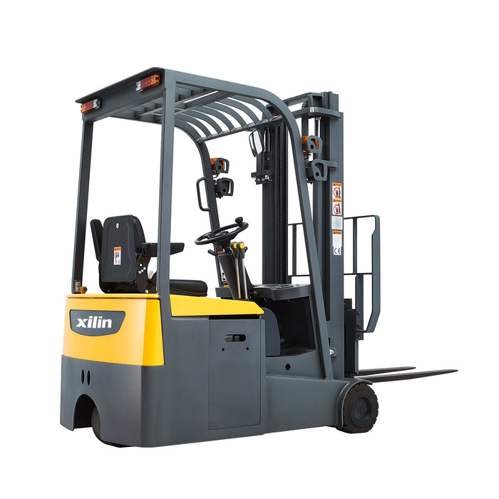 Xilin CPD15SE-Li-189 3 wheel electric forklift battery and drive unit detail