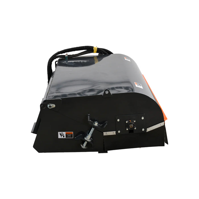 MechMaxx 72" Skid Steer Sweeper Pick Up Box Broom Attachment