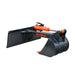 MechMaxx Skid Steer Backhoe Attachment, 18in Bucket Included, 59in Digging Depth