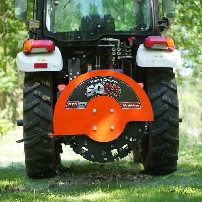 3-Point PTO Stump Grinder with 44 Carbide Teeth (PTO Shaft Included wi — dimensions diagram