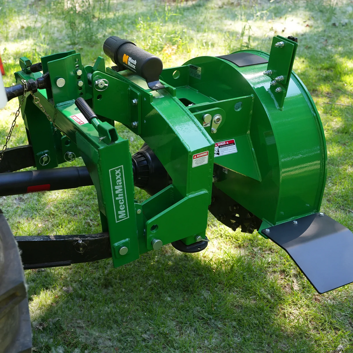 3-Point PTO Stump Grinder with 44 Carbide Teeth (PTO Shaft Included with Slip Clutch), for 35-80HP Tractor, SG28