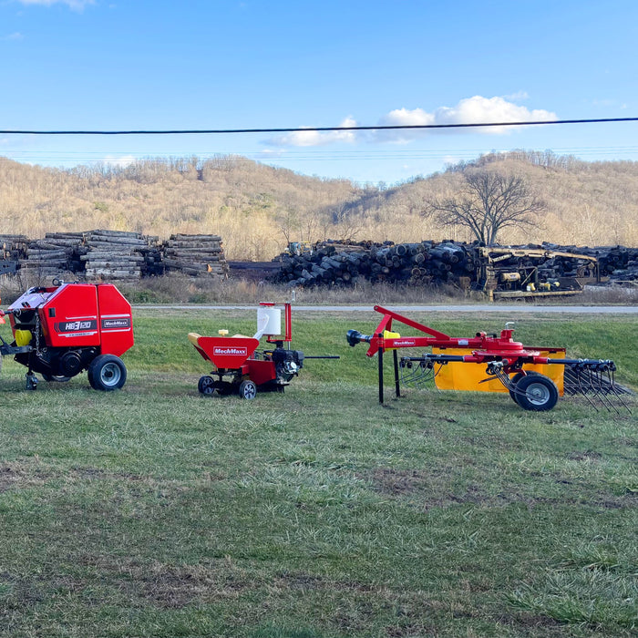 Hay Baler & Hay Wrapper & Hay Rake Tedder Combo,  HB3120,  HW20,  HT100
