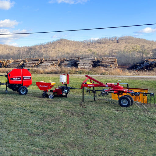 Hay Baler & Hay Wrapper & Hay Rake Tedder Combo,  HB3120,  HW20,  HT100