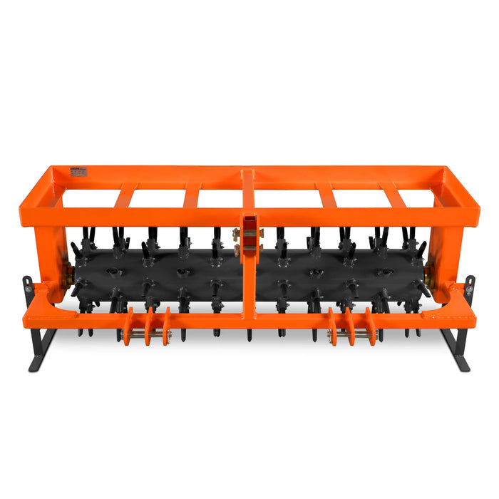 62" 3 Point Drum Filled Plug Aerator Fits Cat 1 And 2 Tractors,  DLA60