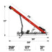 Heavy Duty Conveyor,  9HP 270cc Gasoline Powered Max. 180" Lift Height,  276'' Length,  24" Width,  HC2320