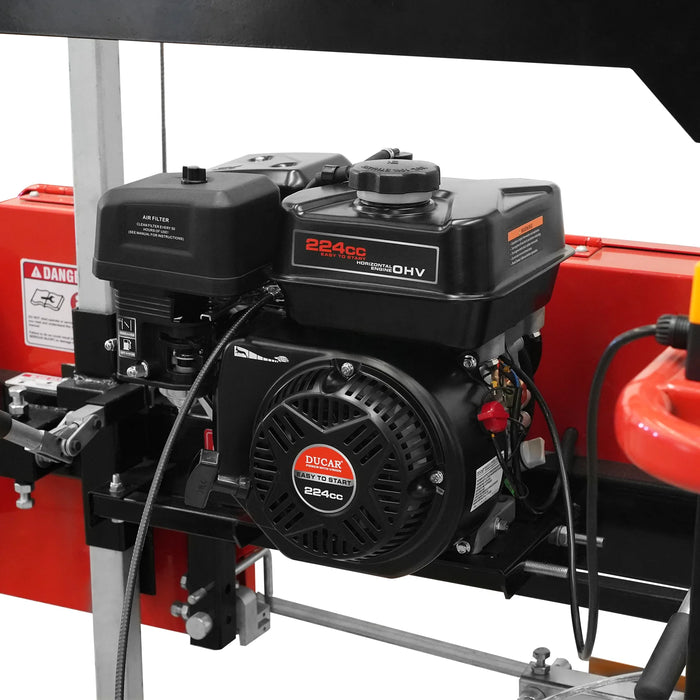 22" Portable Sawmill & Forestry Log Skidding Winch Combo, SM22 & FW880 — view 11