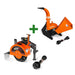 3-Point PTO Stump Grinder & Wood Chipper Bundle - MechMaxx