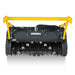 37"Mini Skid Steer Drum Forestry Brush Mulcher Attachment,  Hydraulic Flow Range 11 To 16 GPM, MCH37