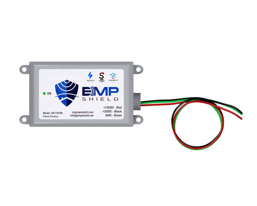 EMP Shield EMP & Lightning Protection for Vehicles - Horizontal front view of EMP Shield EMP & Lightning Protection