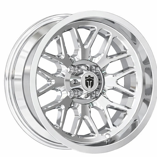 Empire Crown C4 15x7 PVD Chrome Golf Cart Wheel