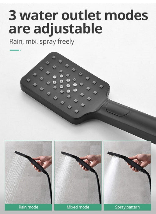 Cascada Showers 14"x20" LED Shower System with 4-Way Shower Mixer - Alternate View