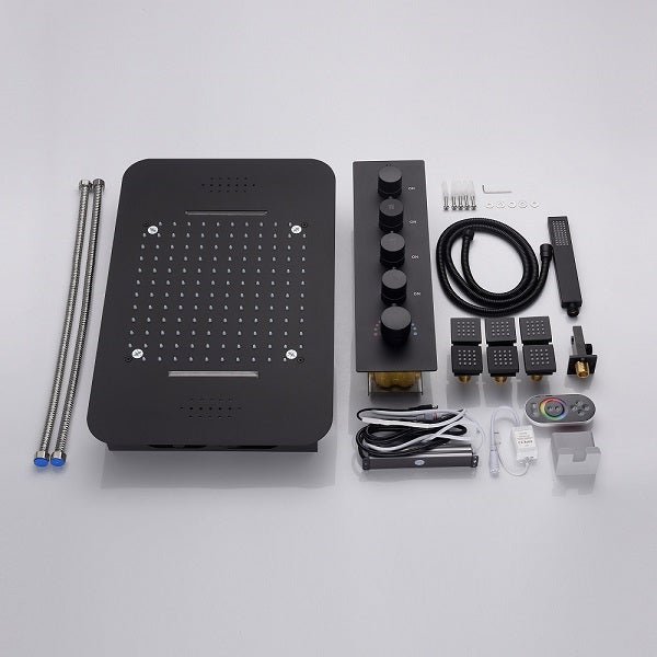 Cascada Showers 15"x23" Cascada Stella Luxury LED Shower System - Detail View 3