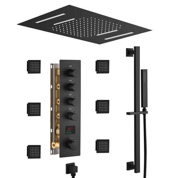 15"x23" Catania Digital LED Music Shower System by Cascada Showers - Product Image 9