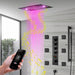 15"x23" Catania Digital LED Music Shower System by Cascada Showers - Main Product Image