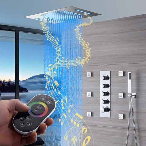 Cascada Showers 15"x23” Cascada Serenity Luxury Music Shower System - Alternate View