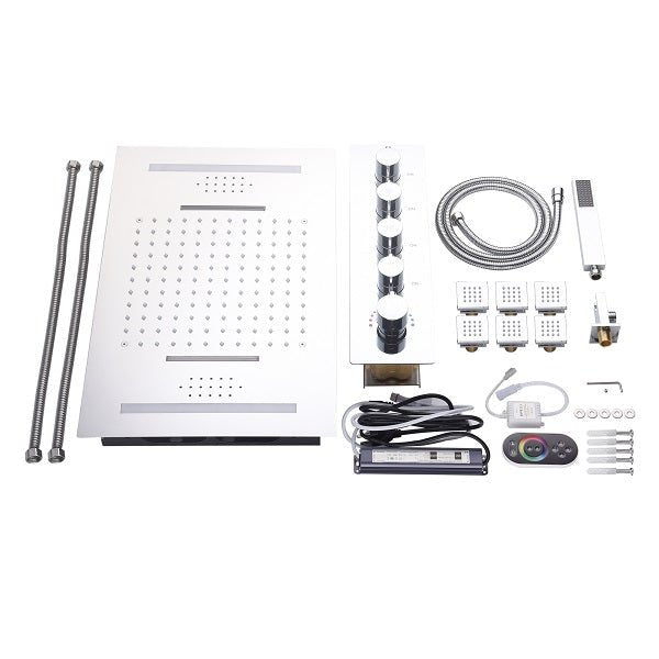 Cascada Showers 15"x23” Cascada Serenity Luxury Music Shower System - Detail View 3