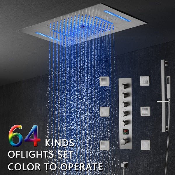 15"x23" Milan LED Music Shower System By Cascada Showers - Product Image 8