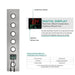 15"x23" Milan LED Music Shower System By Cascada Showers - Product Image 6