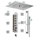 15"x23" Milan LED Music Shower System By Cascada Showers - Product Image 7