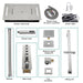 15"x23" Milan LED Music Shower System By Cascada Showers - Product Image 5