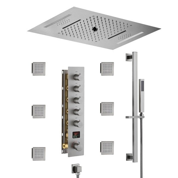 15"x23" Milan LED Music Shower System By Cascada Showers - Product Image 9