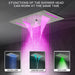 15"x23" Milan LED Music Shower System By Cascada Showers - Detail View 2