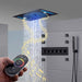 Cascada Showers 15”x23” Music LED shower system with built-in Bluetooth Speaker - Product Image 8