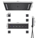 Cascada Showers 15”x23” Music LED shower system with built-in Bluetooth Speaker - Product Image 7