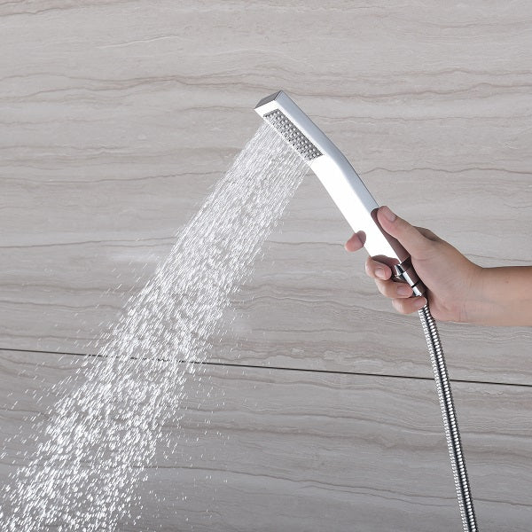 Cascada Showers 15”x23” Cortona Music LED shower system with built-in Bluetooth Speaker - Product Image 11