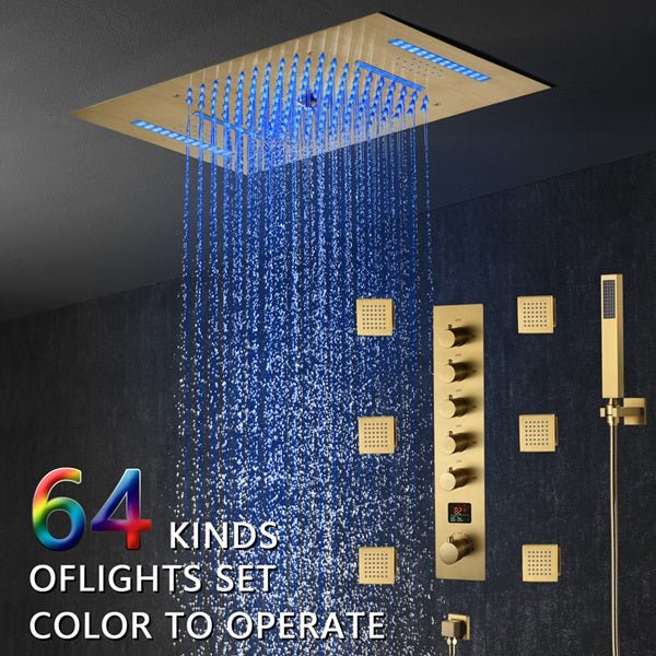 15"x23" Palermo Digital LED Music Shower System By Cascada Showers - Product Image 8