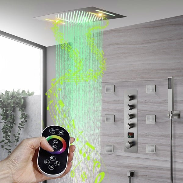15"x23" Trento Digital LED Shower System By Cascada Showers - Product Image 7