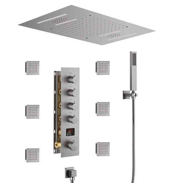 15"x23" Trento Digital LED Shower System By Cascada Showers - Product Image 9