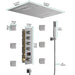15"x23" Trento Digital LED Shower System By Cascada Showers - Product Image 5