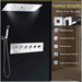 Cascada Showers 15"x28" Cascada Vaticano LED Thermostatic Multi Function Shower System - Alternate View