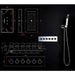 Cascada Showers 15"x28" Cascada Vaticano LED Thermostatic Multi Function Shower System - Product Image 11