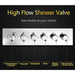 Cascada Showers 15"x28" Luxurious Recessed LED Shower System With 4 Types of Rainfall - Product Image 6
