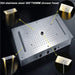 Cascada Showers 15"x28" Cascada Vaticano LED Shower System – Rain & Body Jets - Product Image 6