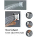 Cascada Showers 16" Ceiling Mounted Thermostatic Rainfall LED Shower System - Product Image 6