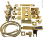 Cascada Tuscany 16” Luxury Shower System: LED Rainfall, Massage, Thermostatic - View 12