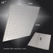 Cascada Showers 16" Luxury Rainfall Square Shower Head Set, 6 Massage Jets Spray - Alternate View