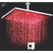 Cascada Showers 16” Rainfall LED Shower Head Set with Shower Arm and Diverter Valve - Detail View 2
